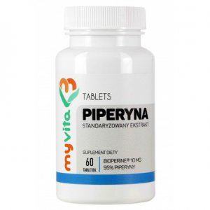 MYVITA Piperyna 10 mg Bioperine pieprz czarny