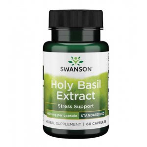 SWANSON Holy Basil (Tulsi) Extract (Bazylia azjatycka) 400mg