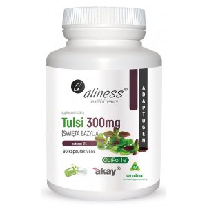 Aliness TULSI (ŚWIĘTA BAZYLIA) extract 5% 300mg