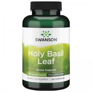 SWANSON Full Spectrum Holy Basil (Święta bazylia) 400mg