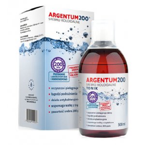 AURA GLOB Argentum 200 Srebro Koloidalne 200ppm tonik 500 ml