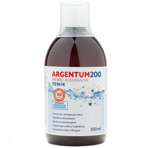 AURA GLOB Argentum 200 Srebro Koloidalne 100ppm tonik 500 ml