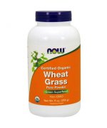 NOW FOODS Wheat Grass Pure Powder (Trawa pszeniczna) 255g - 225 g