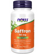 Now Foods szafran, 50mg - 60 szafran