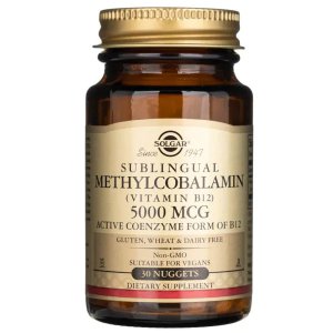 Solgar Witamina B12 Metylokobalamina 5000 mcg
