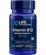 Life Extension  Witamina B12, 500mcg - 100 tabletek do ssania  - 100 tabletek do ssania