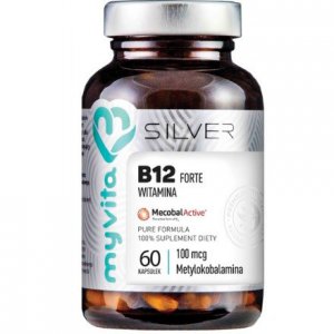 MYVITA Silver Pure 100% Witamina B12 Metylokobalamina 100µg