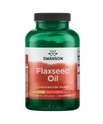 SWANSON Flaxseed Oil ( Siemię lniane)1000mg - 100 kapsułek