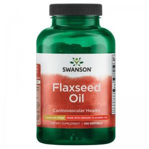 SWANSON Flaxseed Oil ( Siemię lniane)1000mg