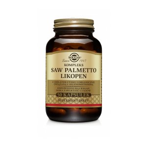 Solgar Saw Palmetto Likopen - palma sabałowa i likopen 50 Kapsułek