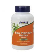 NOW FOODS Palma sabałowa - Saw Palmetto 550mg na prostatę i potencję - 100 kapsułek