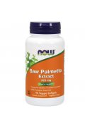 NOW FOODS Palma sabałowa Saw Palmetto Extract 320mg + Olej z pestek dyni - 90 kapsułek