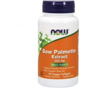 NOW FOODS Palma sabałowa Saw Palmetto Extract 320mg + Olej z pestek dyni