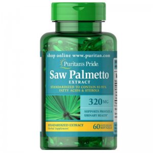 Puritan's Pride Saw Palmetto Palma Sabałowa Ekstrakt 320mg