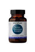 VIRIDIAN GTF Chrom Suplement diety - 30 kapsułek