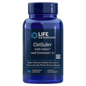 Life Extension CinSulin with InSea2 & Crominex 3+