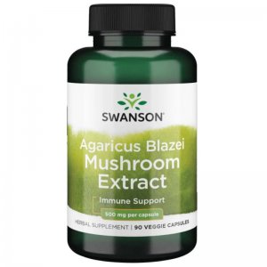 Swanson Agaricus Blazei ekstrakt 500mg - beta glukany 