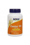 NOW FOODS Castor Oil (Olej rycynowy) 650mg - 120 kapsułek