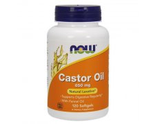 NOW FOODS Castor Oil (Olej rycynowy) 650mg
