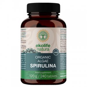 Ekolife Natura Ekologiczna Spirulina 500mg