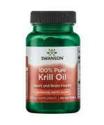 SWANSON Krill Oil - Olej z kryla 500mg - 60 kapsułek miękkich
