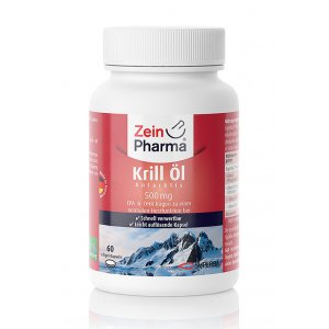 Zein Pharma Krill Oil Antarctic, 500mg Omega 3 kryl