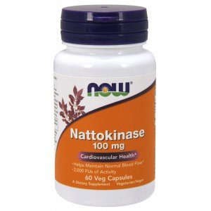 Now Foods Nattokinase, 100mg (sfermentowane nasiona soi)