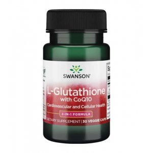 SWANSON L-Glutation + Koenzym Q10