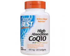 Doctor's Best Koenzym Q10 100 mg i Piperyna BioPerine smak czekolada miętowa