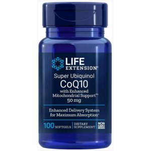 Life Extension Super Ubiquinol CoQ10 with Enhanced Mitochondrial Support 50mg - koenzym Q10