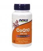 NOW FOODS Koenzym Q10 200mg - 60 kapsułek