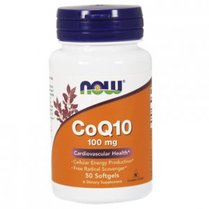 NOW FOODS Koenzym Q10 & Witamina E 100mg
