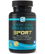 Nordic Naturals Nordic CoQ10 Ubiquinol Sport, 100mg - 60 miękkich kapsułek