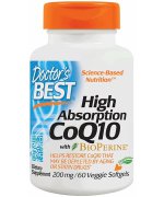 DOCTOR'S BEST Koenzym Q10 - High Absorption CoQ10 with BioPerine 200mg - smak karmelowy - 60 żelek