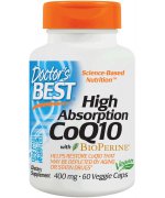 DOCTOR'S BEST Koenzym Q10 - High Absorption CoQ10 with BioPerine - 60 kapsułek