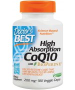 DOCTOR'S BEST Koenzym Q10 - High Absorption CoQ10 with BioPerine 200mg - 60 kapsułek