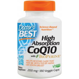 DOCTOR'S BEST Koenzym Q10 - High Absorption CoQ10 with BioPerine 200mg