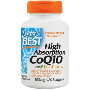 Doctor's Best Koenzym Q10 High Absorption CoQ10 with BioPerine 100mg