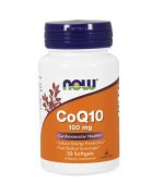 NOW FOODS Koenzym Q10 & Witamina E 100mg - 50 kapsułek