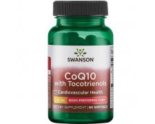 SWANSON Koenzym Q10 100mg + Tokotrienole 10mg