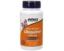 NOW FOODS Ubiquinol (Koenzym Q10 - ubichinol) 200mg 60 kapsułek