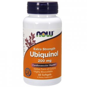 NOW FOODS Ubiquinol (Koenzym Q10 - ubichinol) 200mg 60 kapsułek