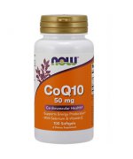 NOW FOODS Koenzym Q10 + Selen & Witamina E 50mg - 50 kapsułek