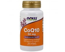NOW FOODS Koenzym Q10 + Selen & Witamina E 50mg