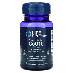 Life Extension Super Ubiquinol CoQ10 with Enhanced Mitochondrial Support 100mg - Koenzym Q10