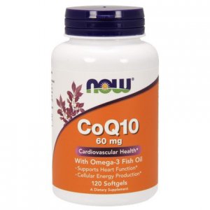 NOW FOODS Koenzym Q10 60mg & Omega-3
