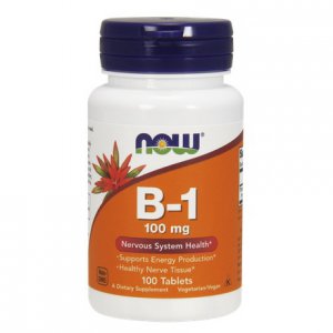 NOW FOODS Witamina B-1 Tiamina 100mg