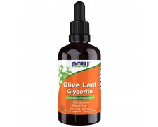 NOW FOODS Olive Leaf (Liść Oliwny) Glycerite 59ml