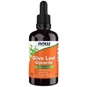 NOW FOODS Olive Leaf (Liść Oliwny) Glycerite 59ml