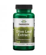 SWANSON Olive Leaf Extract (Liść oliwny) 750mg - 60 kapsułek